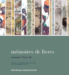 Mémoires de livres, mémoire d'une île Memoire-de-livres affiche