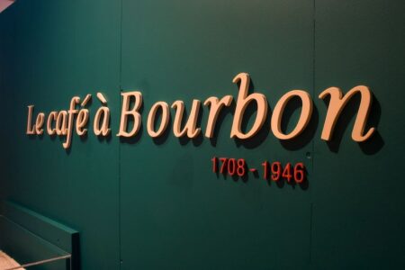 Le café à Bourbon design graphqique exposition La Réunion