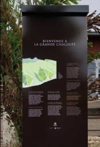 signalétique totem Lazarets Grande Chaloupe