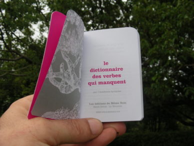 Dictionnaire des verbes qui manquent, tome 1
