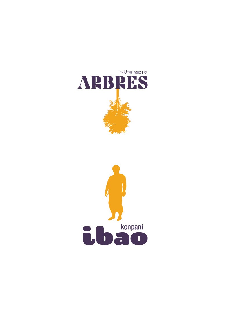 Logos 2023 du Théa^tre sous les Arbres (Le Port) et de la Konpani Ibo
