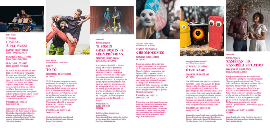 dépliant du festival Kadadak