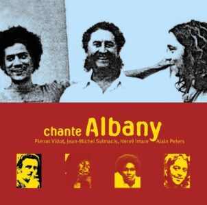 Chante Albany Design graphique CD Chante Albany couverture-